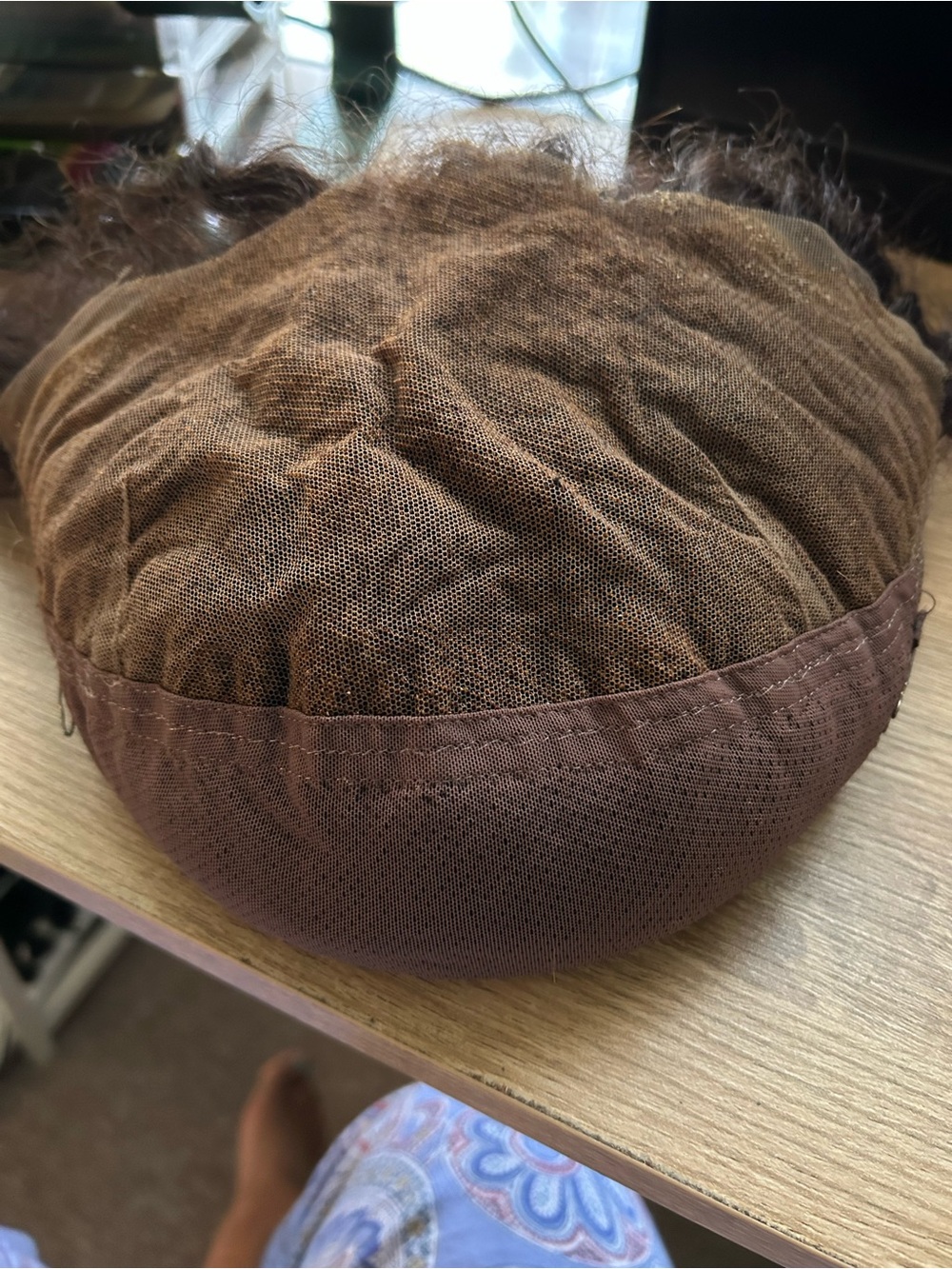 Natural Curly Brown Women’s Wig - Lightweight Style - human hair - Picture 5 of 8